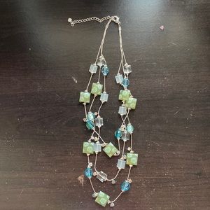 Long, adjustable necklace